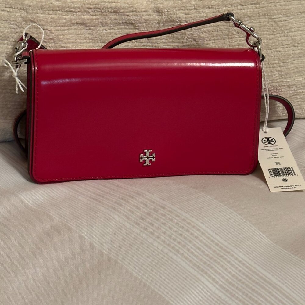 Tory Burch Emerson Patent Mini Crossbody - Picture 12 of 12